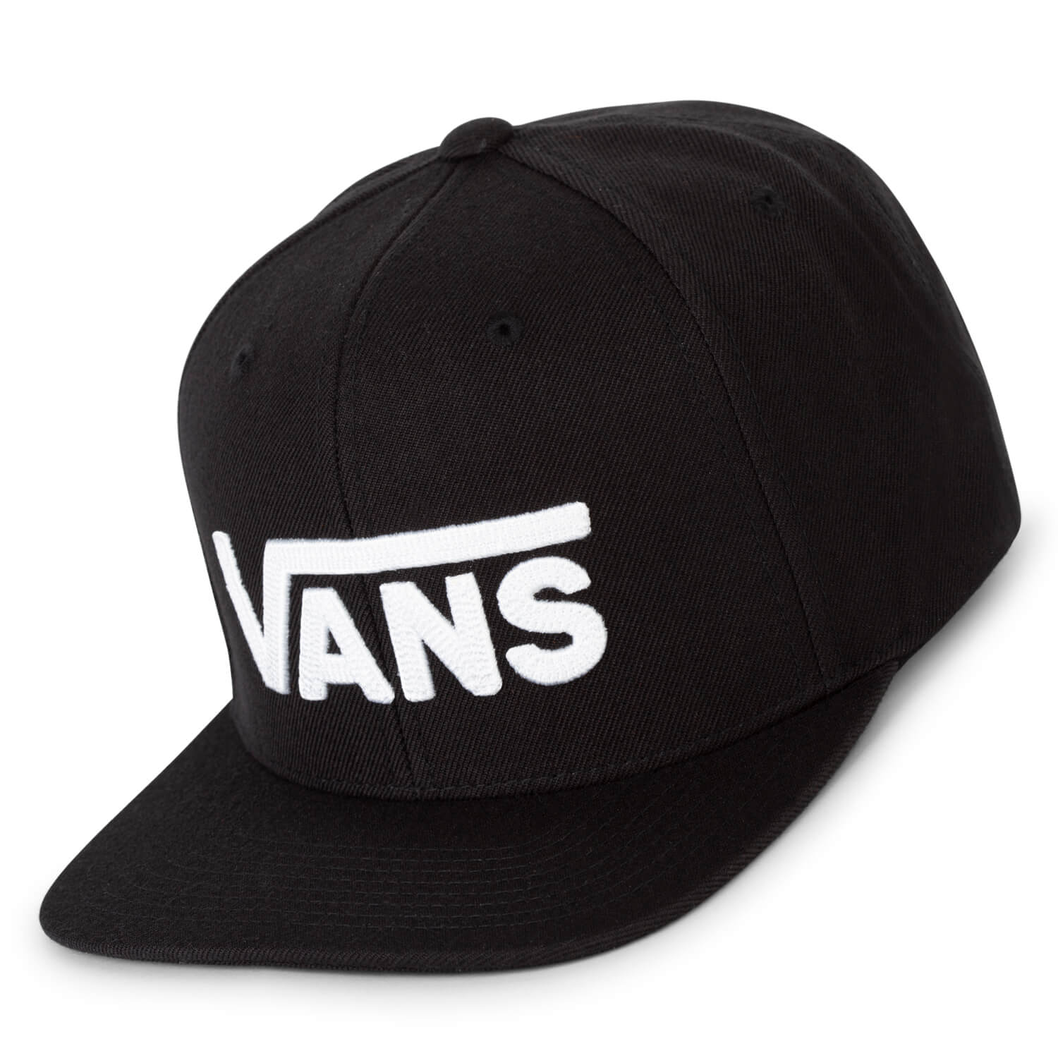 V - Logo Vans | Drop mit Cap Snapback DROP Vans Classic Kappe black-white II