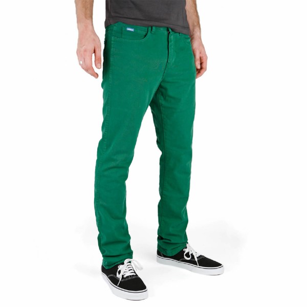 Superslick Hose Tight Pant green - grüne slimfit Jeans für Damen u Herren